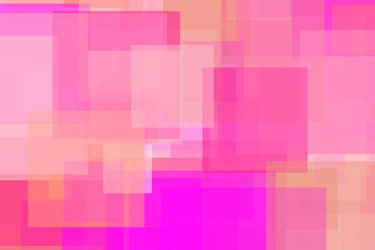 Abstract Pink Squares Illustration Background