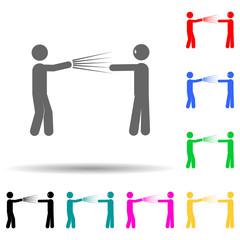 Hypnosis, super power multi color style icon. Simple glyph, flat vector of special human powerful icons for ui and ux, website or mobile application