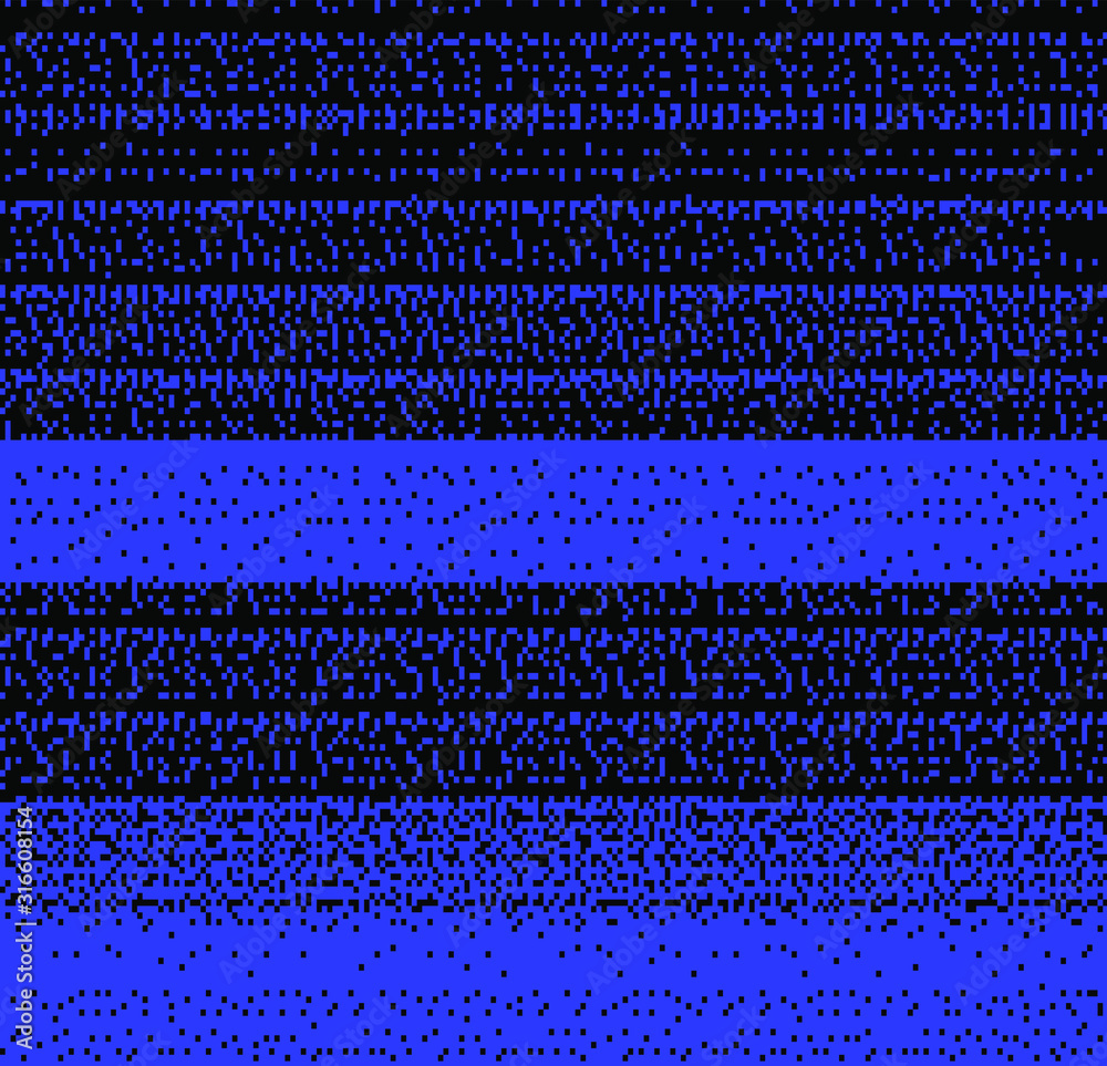 Poster retro vhs background like in old video tape rewind or no signal tv screen with glitch camera effect.