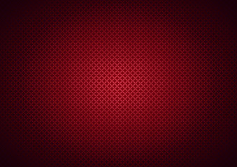 Abstract background with small geometric ornament in red and gradient, darkening to the edges of the image. Vector illustration