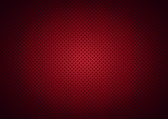 Abstract background with small geometric ornament in red and gradient, darkening to the edges of the image. Vector illustration