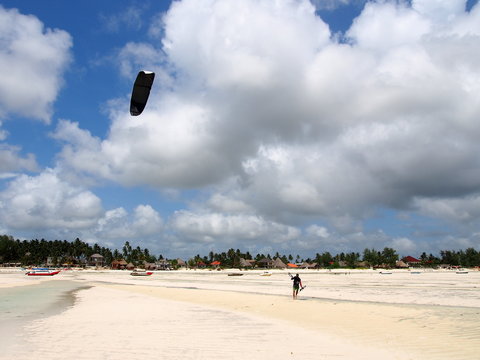 Paje beach in Zanzibar island