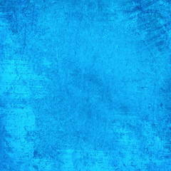 Grunge blue wall background or texture