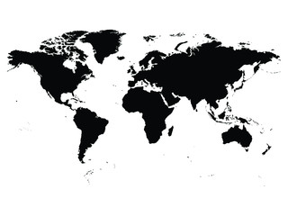 Obraz premium Mapa świata