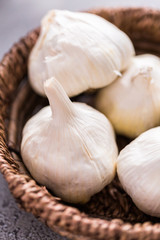 Organic garlic
