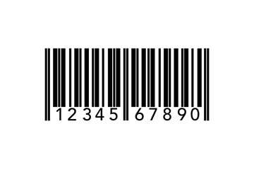Barcode Vector illustration isolated icon white background.