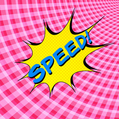 Comic speed colorful background