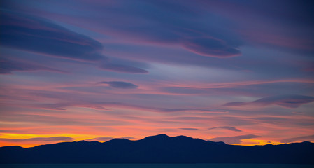 Fototapeta na wymiar Patagonian Sunset