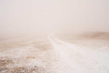 First snow of the year in carpegna