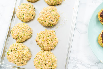 Zucchini cakes