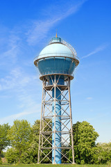 Wasserturm, Wahrzeichen, Ahlen, Westfalen, hochaufl&ouml;sende Aufnahme