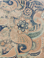 background texture with indian motifs