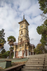 Fototapeta na wymiar Kocaeli, Turkey. Historical clock tower of Izmit.