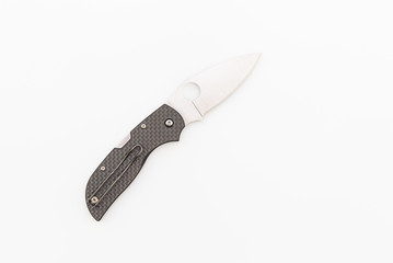 Pocket knife isolated on white