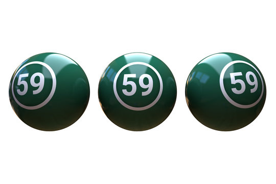 Bingo ball 59