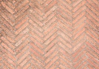 geometric ornament from tile on the floor