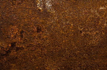 orange old rusted tin background and texture