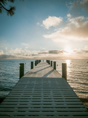 Fototapeta premium A dock in Lake Tahoe