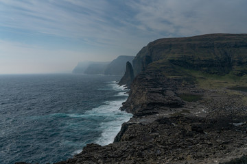 Faroe islands summer mountains