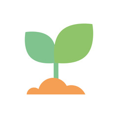 ecology leafs plant spring icon