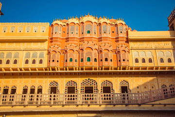 Details of Hawa Mahal, The Palace pf Winds, Jaipur, Rajasthan, India.