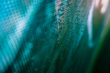 CloseUp LED blurred screen. LED soft focus background. abstract background ideal for design.