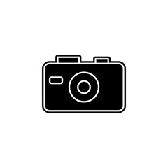 camera icon. Simple glyph, flat vector of camping icons for ui and ux, website or mobile application