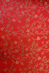 chinese floral pattern fabric