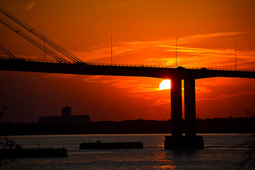 Atardecer en Puente Corrientes - Argentina