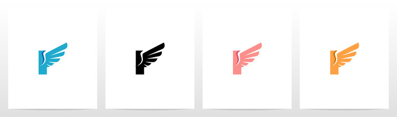 Wings On Letter Logo Design I