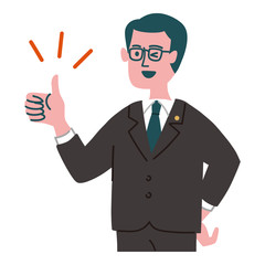 スーツ  男性　士業　いいね