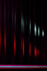 Stage curtain blue and red lights 2