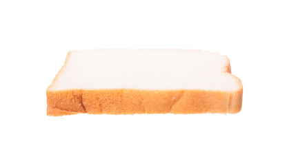 sliced bread isolated on white background, clipping paths