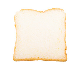 sliced bread isolated on white background, clipping paths