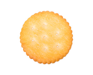 cracker Circle on white background, clipping paths