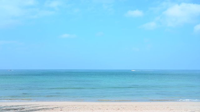 White beach and Blue sea with Koh phuket Best Island in Thailand
