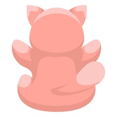 cute cat mascot design vector premium