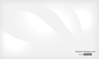 Abstract white and gray gradient background. Modern geometric technology design. Vector illustration.