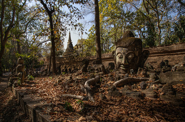Buddhist Temple in Chiang Mai, Thailand
