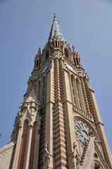 Fototapeta na wymiar Church main tower