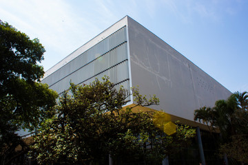 Prédio da Bienal no parque do Ibirapuera