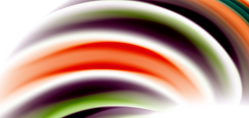 Silk smooth lines on white, liquid fluid color waves. Vector Illustrations For Wallpaper, Banner, Background, Card, Book, Illustration, landing page, cover, placard, poster, banner, flyer, design