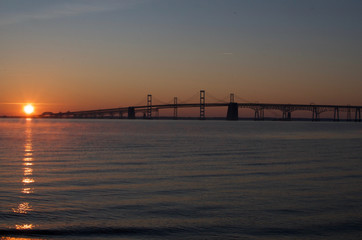 Fototapeta na wymiar Chesapeake Bay Bridge