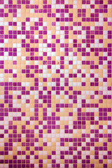 Fototapeta premium Background and mosaic wall, made of tiles