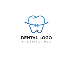 Medical Dental Logo Design Vector
