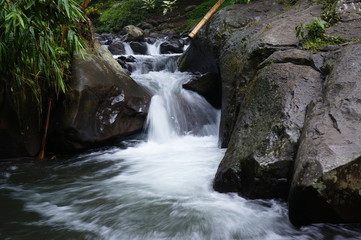 waterfall in forest