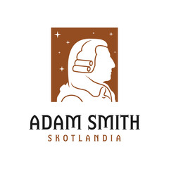 adam smith head logo