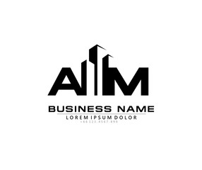 A M AM Initial building logo concept