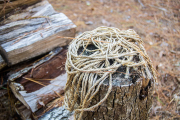 Pile of loose rope