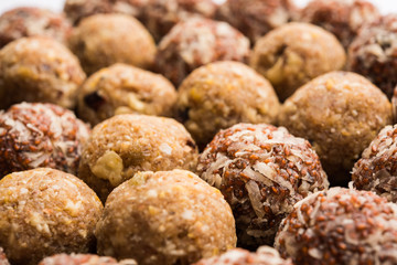 Group of Dink, Gond  , Aliv, Halim laddu, Laddoo, Ladu, Ladoo Made using Garden cress Seed and edible gum, sweet food